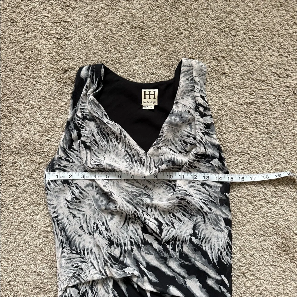 Haute Hippie Assymetric Hem 100% Silk Dress | S - Picture 4 of 8